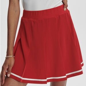 Varley Clarendon High-Rise Skort 16"-haute red